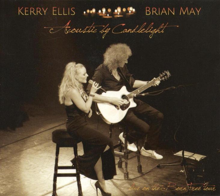 Kerry Ellis 'Acoustic By Candlelight' UK CD front sleeve