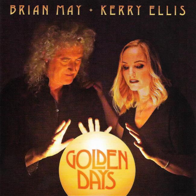 Brian May & Kerry Ellis 'Golden Days' UK CD front sleeve