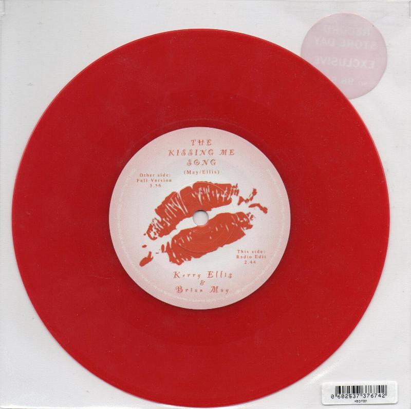 Kerry Ellis 'The Kissing Me Song' UK 7" coloured vinyl