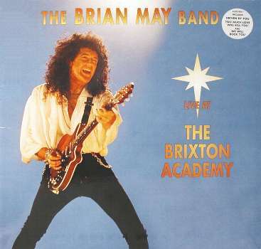 Brian May 'Live At The Brixton Academy' UK LP front sleeve