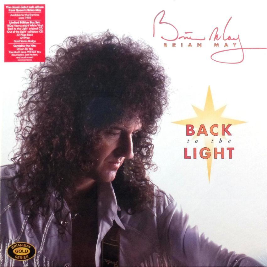 Brian May 'Back To The Light' boxed set stickered front sleeve