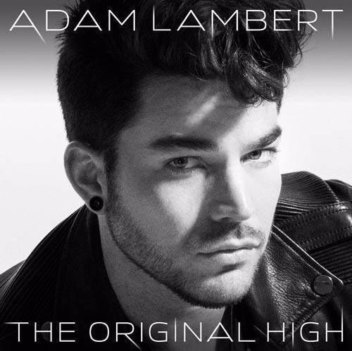 Adam Lambert 'The Original High' UK CD front sleeve