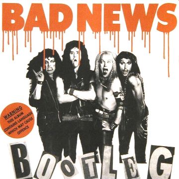 Bad News 'Bootleg' UK LP front sleeve