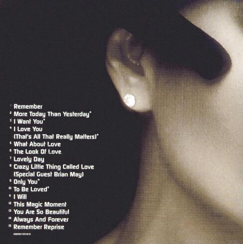 Diana Ross 'I Love You' UK CD booklet back sleeve