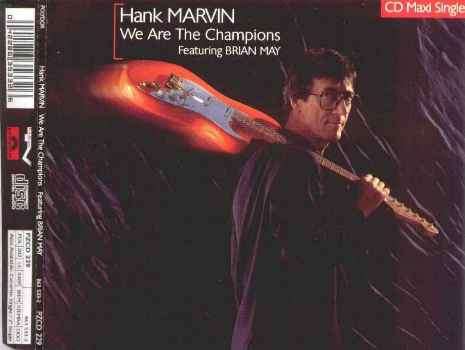 Hank Marvin 'We Are The Champions' UK CD front sleeve