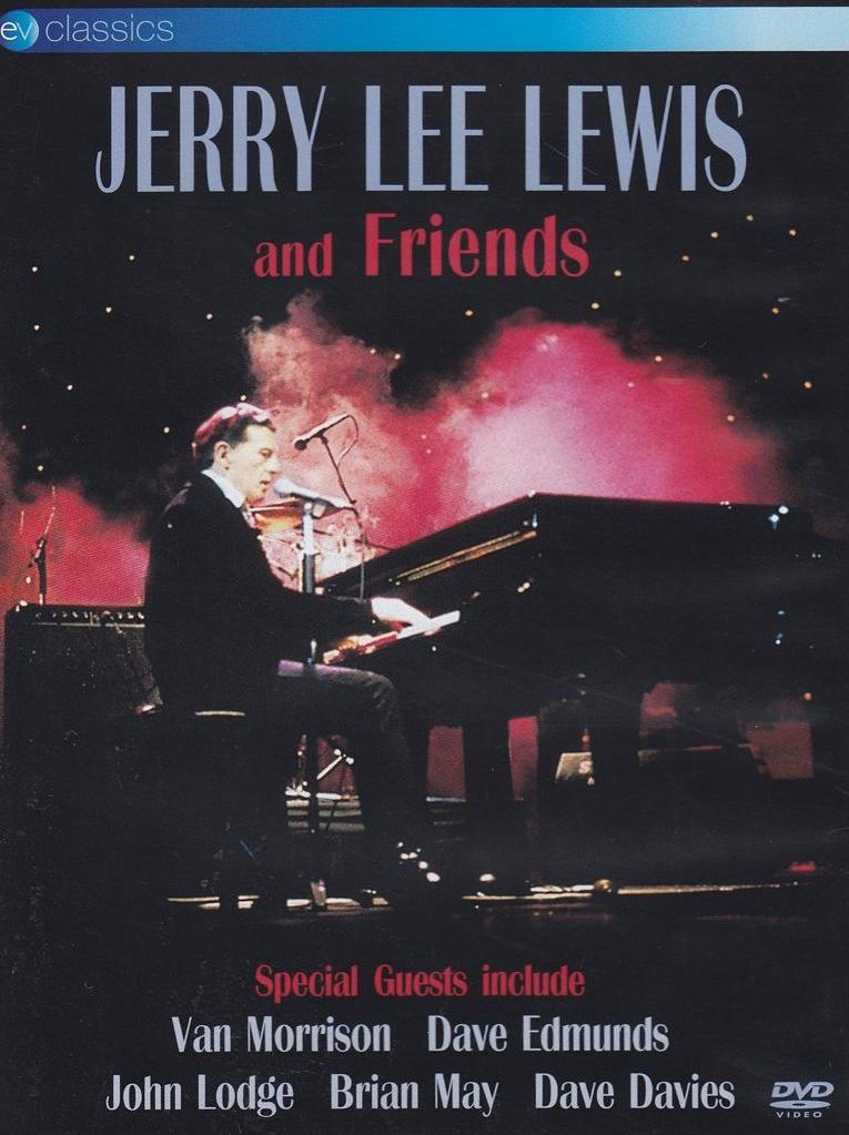 Jerry Lee Lewis 'Jerry Lee Lewis And Friends' UK DVD front sleeve