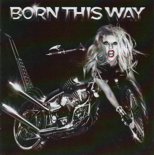 Lady Ga Ga 'Born This Way' UK CD front sleeve
