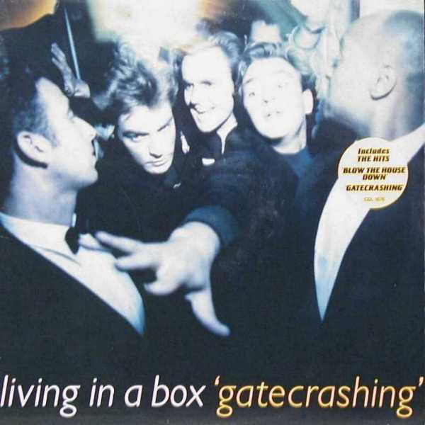 Living In A Box 'Gatecrashing' UK LP front sleeve