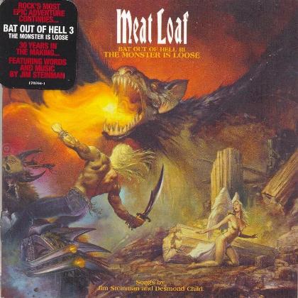 Meat Loaf 'Bat Out Of Hell III' UK single CD front sleeve with sticker