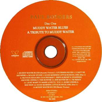 Paul Rodgers 'Muddy Water Blues' UK CD disc 1