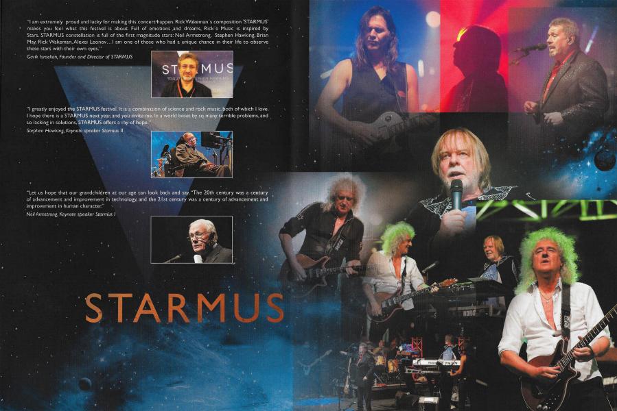 Rick Wakeman 'Starmus' UK DVD inner sleeve