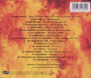 Various Artists 'Mission Impossible 2' UK CD back sleeve