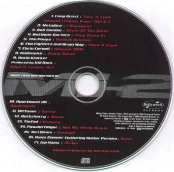 Various Artists 'Mission Impossible 2' UK CD disc