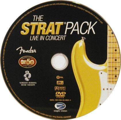 Various Artists 'The Strat Pack' UK DVD disc