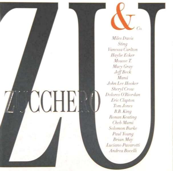Zucchero 'Zucchero And Co' UK CD front sleeve