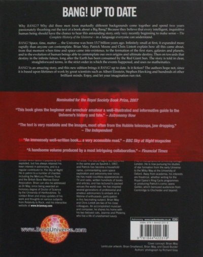 'Bang! The Complete History Of The Universe' book back sleeve