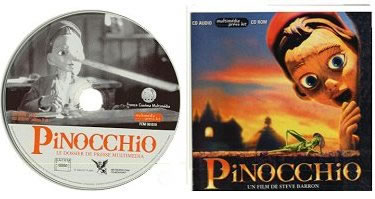 'The Adventures Of Pinocchio' French promo CD-Rom