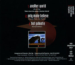 Brian May 'Another World' Dutch CD promo back sleeve