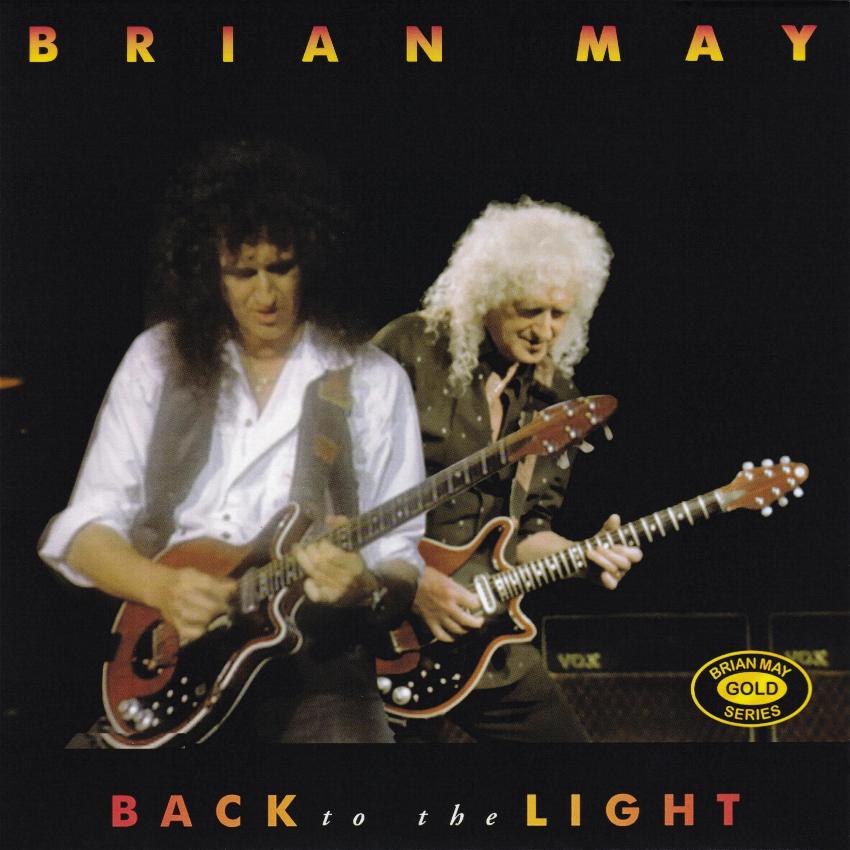 Brian May 'Back To The Light' UK 2021 reissue 7" coloured vinyl front sleeve