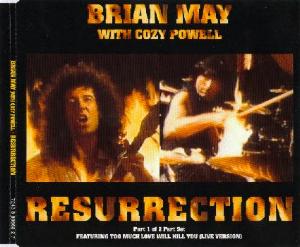 Brian May 'Resurrection' UK CD1 front sleeve