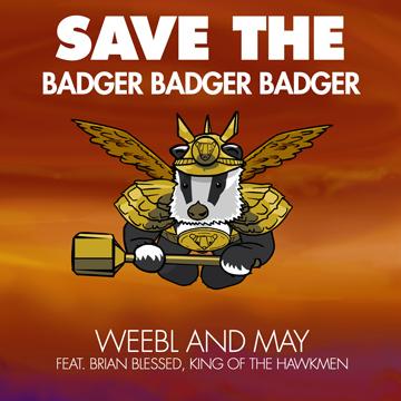 Brian May 'Save The Badger Badger Badger' download artwork