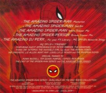 Brian May 'The Amazing Spider-Man' UK CD back sleeve