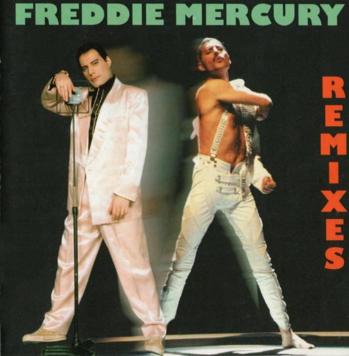 Freddie Mercury 'Remixes' Dutch CD front sleeve