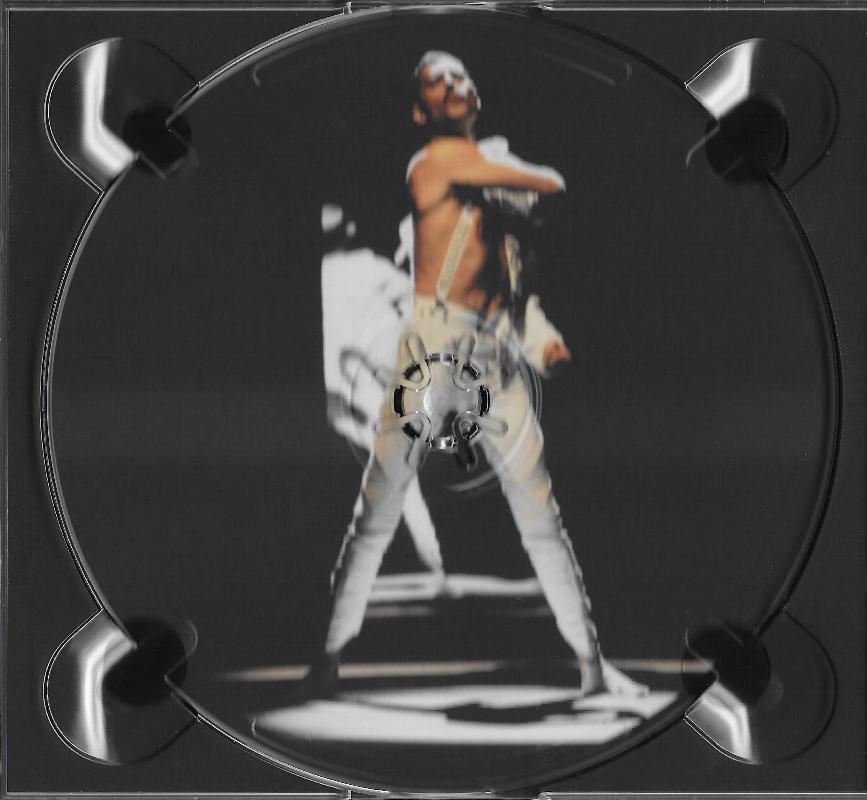 Freddie Mercury 'Messenger Of The Gods' UK CD tray insert