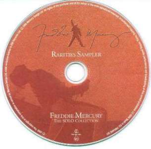 Freddie Mercury 'Rarities Sampler' UK CD promo disc
