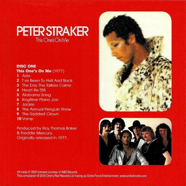 Peter Straker 'This One's On Me' UK CD reissue back inner sleeve