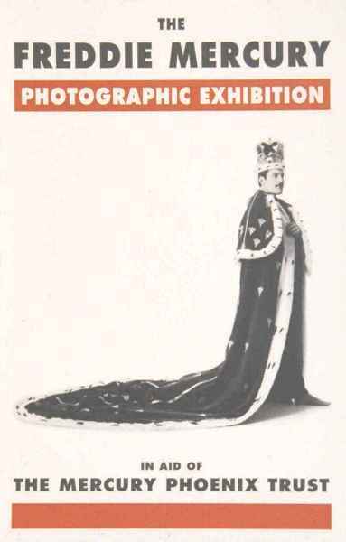 Freddie Mercury 'The Freddie Mercury Photographic Exhibition' postcard 1 front