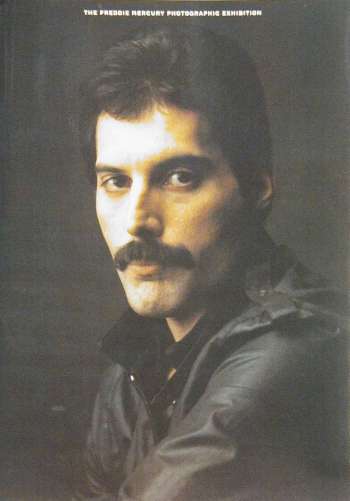 Freddie Mercury 'The Freddie Mercury Photographic Exhibition' programme front sleeve