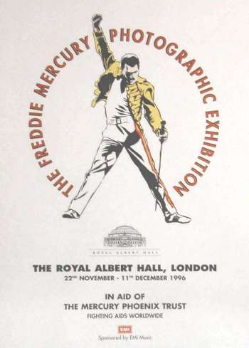 Freddie Mercury 'The Freddie Mercury Photographic Exhibition' programme insert