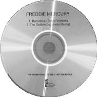 Freddie Mercury 'Barcelona - Special Edition' UK promo CD disc