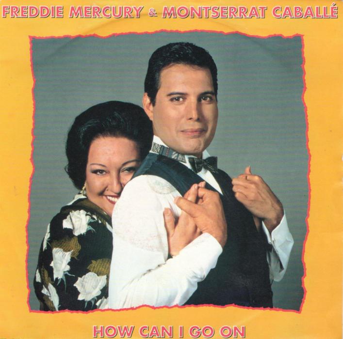 Freddie Mercury 'How Can I Go On' UK 7" front sleeve
