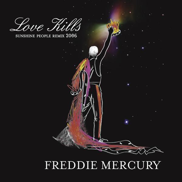 Freddie Mercury 'Love Kills' German CD front sleeve