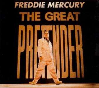 Freddie Mercury 'The Great Pretender' UK CD front sleeve