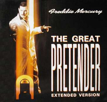 Freddie Mercury 'The Great Pretender' UK 12" front sleeve