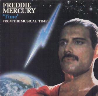 Freddie Mercury 'Time' UK 7" front sleeve