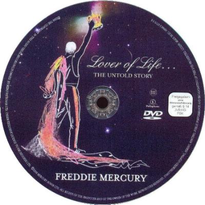 Freddie Mercury 'Lover Of Life, Singer Of Songs' UK DVD disc 1