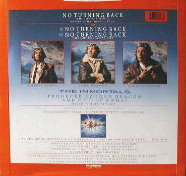 The Immortals 'No Turning Back' UK 12" back sleeve