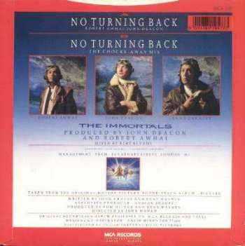 The Immortals 'No Turning Back' UK 7" back sleeve