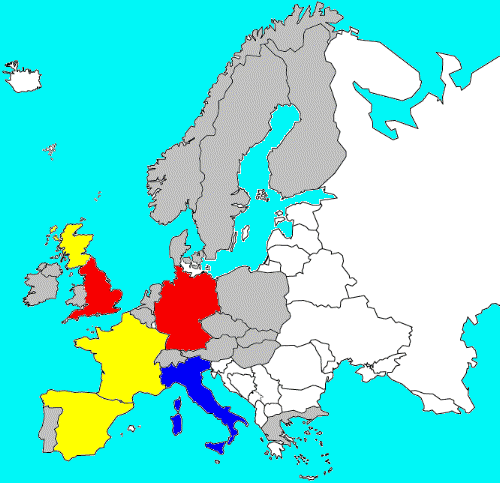 Solo European Live Performances Map