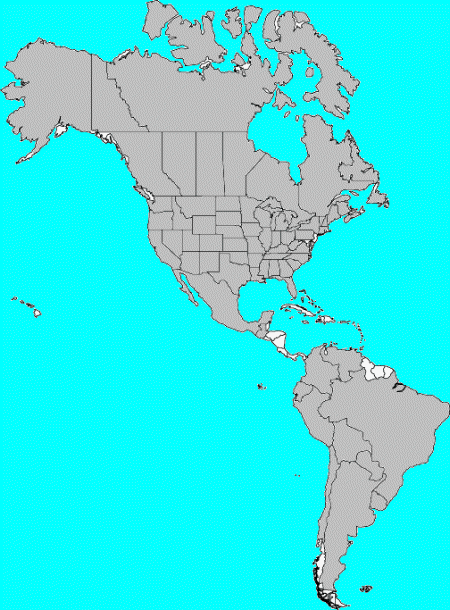 USA Releases map