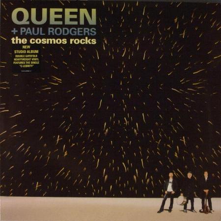 Queen + Paul Rodgers 'The Cosmos Rocks' UK LP front sleeve