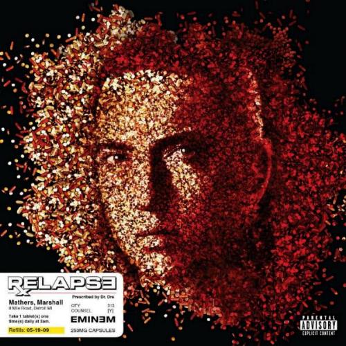 Eminem 'Relapse' UK CD front sleeve