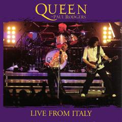 Queen + Paul Rodgers 'Live In Italy' US promo CD front sleeve