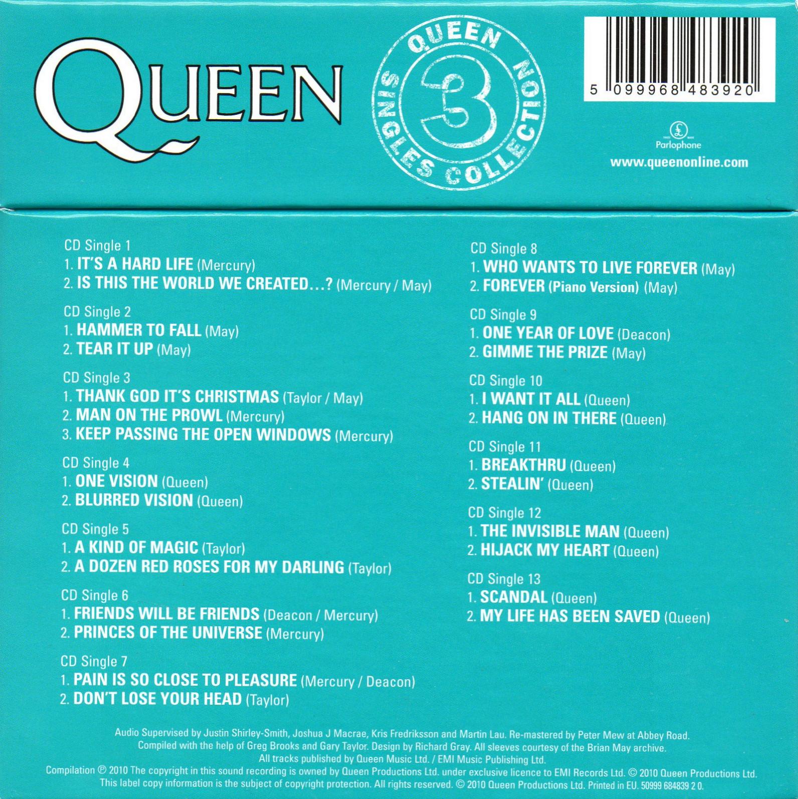 Queen Queen Singles Collection 3 Boxed Set Gallery