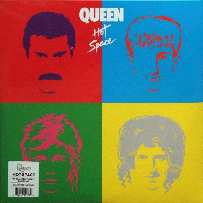 Queen 'Hot Space' 2015 'The Studio Collection' LP stickered front sleeve