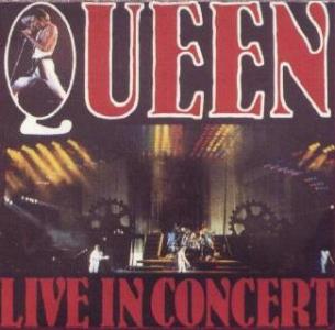 Queen 'Live In Concert' New Zealand LP front sleeve